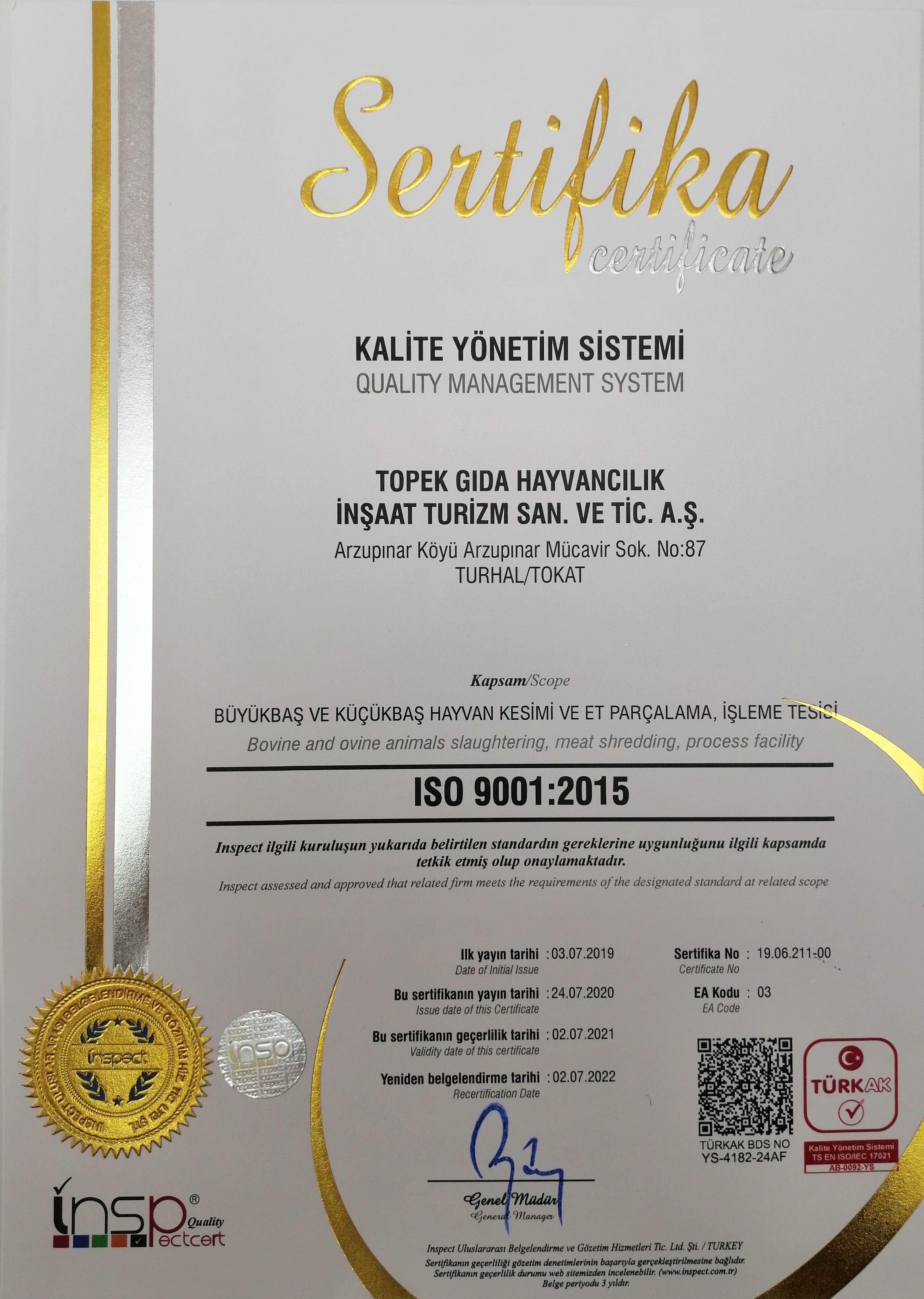 KALİTE YÖNETİM SİSTEMİ